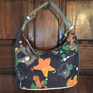 Dooney & Bourke small denim graffiti bag